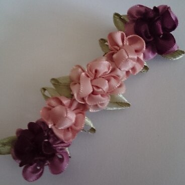 お花のバレッタ