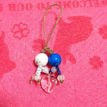 天然石ストラップ