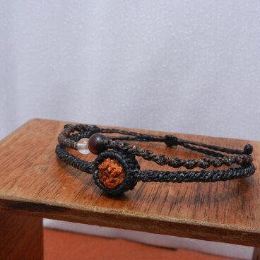 菩提樹の実ブレスレット　アンクレット