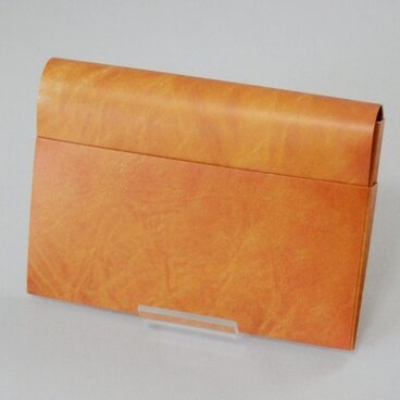 Paper Cardcase「Leather（brown）」