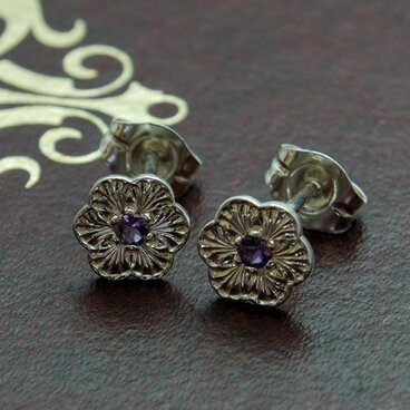 Fiore - ピアス(アメシスト) fio-pi00am