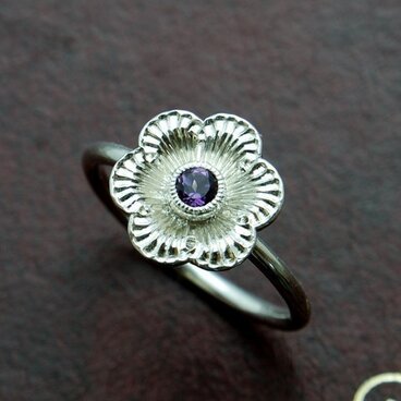 Fiore - リング 9号(アメシスト) fio-r02am