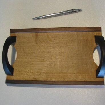 3種類の木で創ったトレー　 Sサイズ　