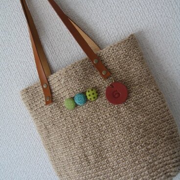 麻ひも手提げBag