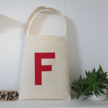 帆布　お散歩ＢＡＧ イニシャル