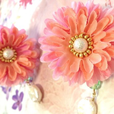 イヤリング『春花集糖』