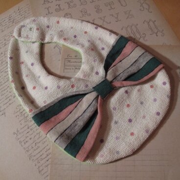 私のおめかしRibbon Bib no.01