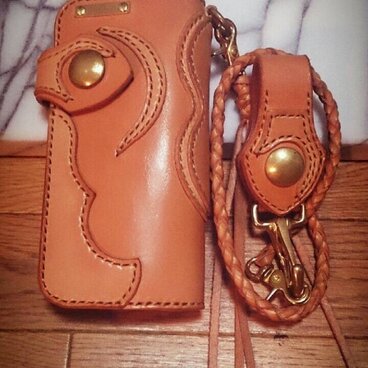 ヌメ革ロングウォレットRT-1（3点セット）