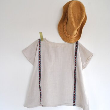 ふんわりプルオーバー９０（生成り）サイズ対応可