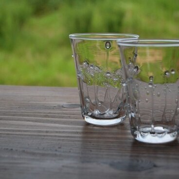 雫のグラス（クリア）