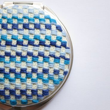 こぎんコンパクトミラー -波-