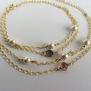 2連 キラキラブレスレット