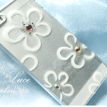 iphoneケース　ハッピーフラワー　iphone5/5s対応