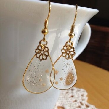 売約済“M様ご注文品”星砂ピアス