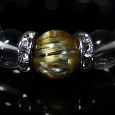 成功に導くタイチンルチルクォーツ１２ｍｍ