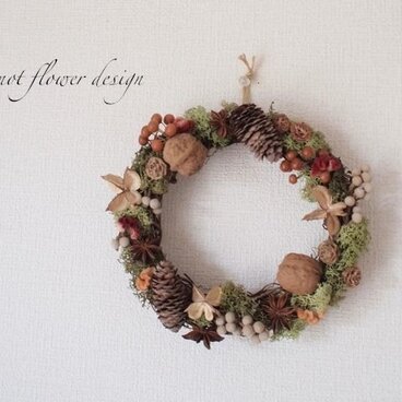 木の実のドアリース＊Le Mont d'or