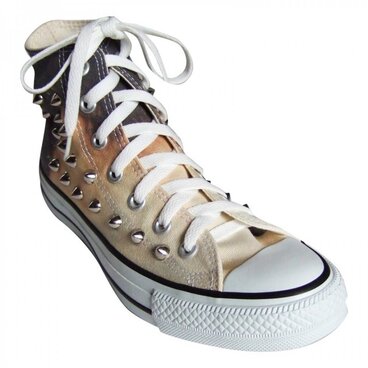 オールスター チャコール ダメージ加工＋スタッズ