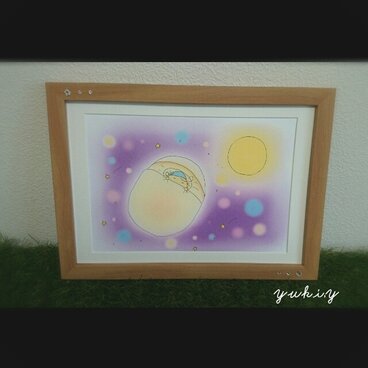 「たまごちゃんとお月さま」