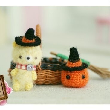 【sold】Halloweenこぐま♪(赤)