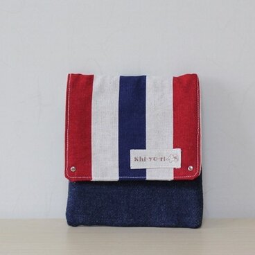 移動ポケット「pokke」ブルー×レッド