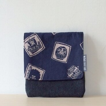 移動ポケット「pokke」だるま（紺）