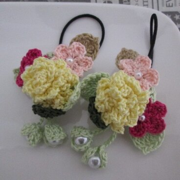 たんぽぽヘアゴムmini2個セット