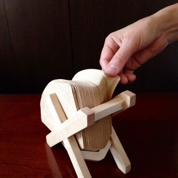 コーヒーフィルターペーパー ラック;Maple