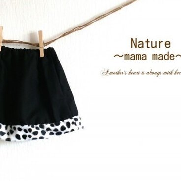 秋物新作　ダルメシアン柄　ベビースカート８０