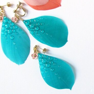 ＊片耳＊蜜のひとひら_leaf