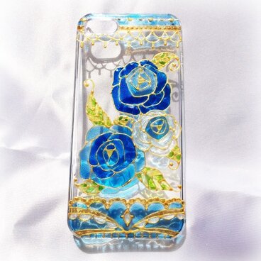 ステンドグラス風iPhoneスマホカバー/ロイヤル