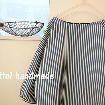 [rotty様オーダー品]　難あり、ストライプブラウス