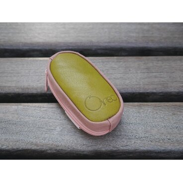 ランドセルキーケース革×帆布（グリーン）Orec