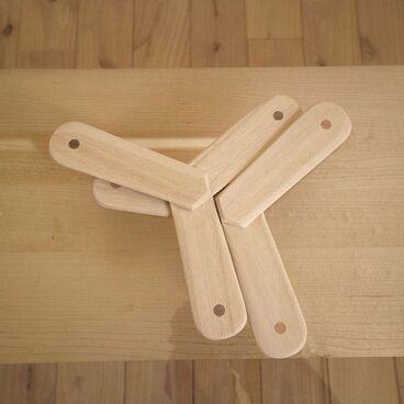 桐のヘリコプター★ブーメラン　2枚セット