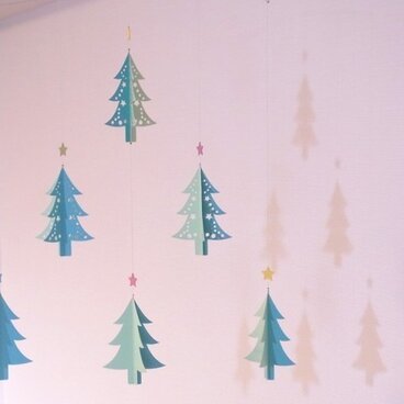 モビール　- クリスマス・ツリー（green） -