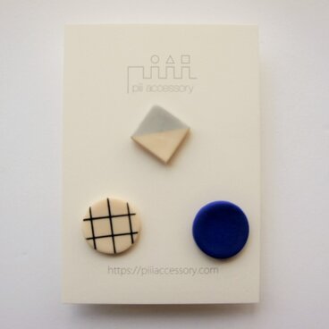 odenピアス（チェック）