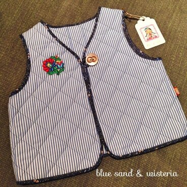 花ベスト(size80)