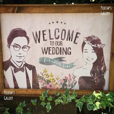 ■picktap's gallery■ナチュラルブーケ　(A3サイズ)