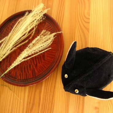 うさぎまんじゅうポーチ　神無月