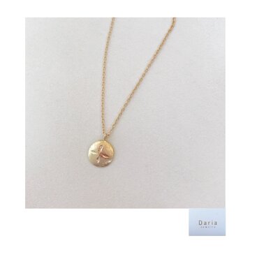 ☆再販☆ K18 ラウンドチャーム ネックレス ☆受注生産☆