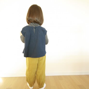 やわらかコーデュロイのキッズパンツ