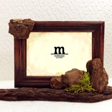 流木のフォトスタンド/横