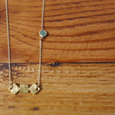 天然石ネックレス／アベンチュリン