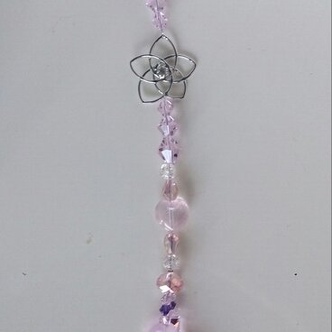 ミニ　サンキャッチャー　ピンク・ムーン