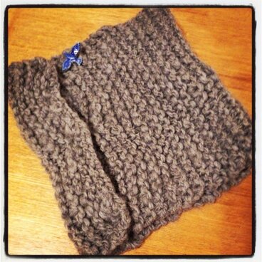 【大人可愛い】シンプルなネックウォーマー