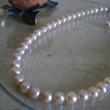 淡水パールのネックレス