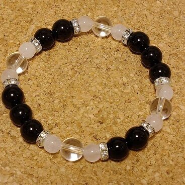 ４月誕生石水晶のブレスレット【レディース】