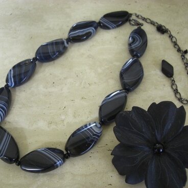 M様用　アゲートのネックレス