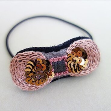 リボン　ヘアゴム