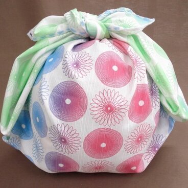 風呂敷　グルグルパステルカラー