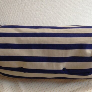 ボーダーの抱っこ紐収納カバー（Bl）